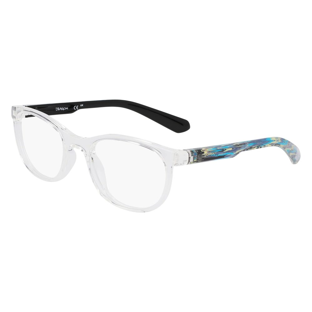New DRAGON DR 2043 970 Shiny Crystal Aqua Resin Eyeglasses 53/21/140